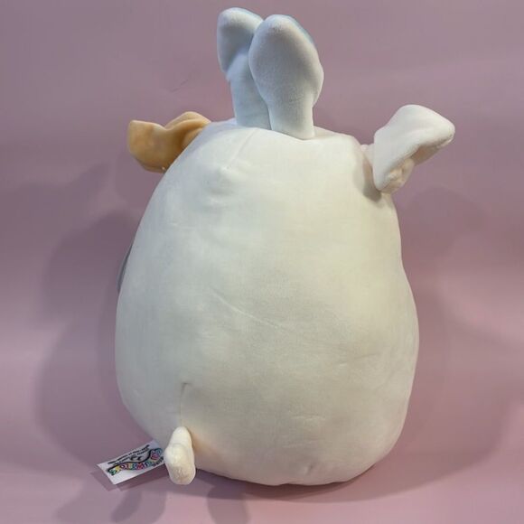 Brock the Bulldog with Blue Bunny Ears Easter 8” inch Squishmallow NWT EC 2021 - Picture 5 of 10